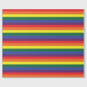 LGBTレインボープライド国旗 ラッピングペーパー (フラット)