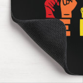 LGBTレインボープライド月ASL親切なハンドサインL マウスパッド (コーナー)