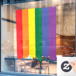 LGBTレインボープライド絵を描滴下 ウィンドウサイン