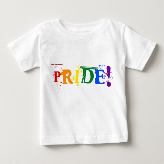 LGBTレインボープライドTシャツ ベビーTシャツ (正面)