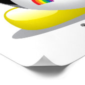 LGBTレインボーペンギン ポスター (角)