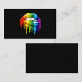 LGBTレインボーリップゲイプライド 名刺 (正面/裏面)