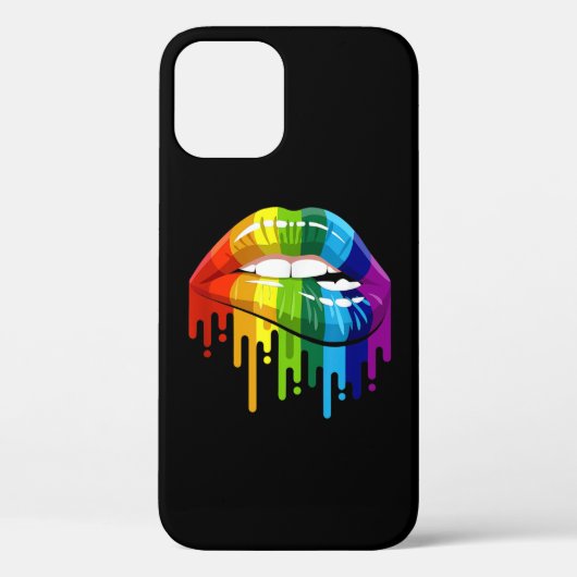 LGBTレインボーリップゲイプライド Case-Mate iPhoneケース (裏面)