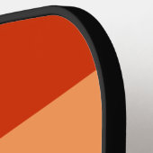 LGBTレインボーレズビアンプライドフラグカスタム文字 ピックルボールラケット (左詳細)