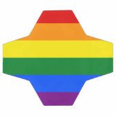 LGBTレインボー国旗 サッカーボール (フラット)