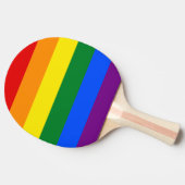 LGBTレインボー国旗 卓球ラケット (横)