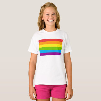 Lgbtレインボー国旗 Tシャツ