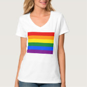 LGBTレインボー国旗 Tシャツ (正面)