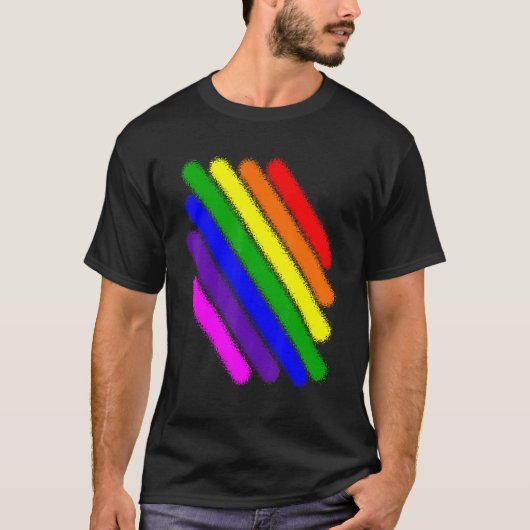 Lgbtレインボー拡散Lgbtではない Tシャツ (正面)