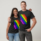 Lgbtレインボー拡散Lgbtではない Tシャツ (ユニセックス)