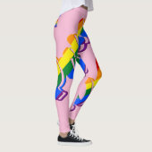LGBTレインボー文字ゲイプライドパレード2021 レギンス (右)