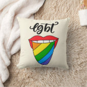 LGBTレインボー·タング クッション (ブランケット)