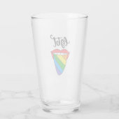 LGBTレインボー·タング タンブラーグラス (裏面)