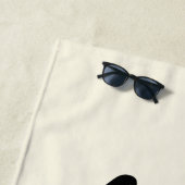 LGBTレインボー·タング ビーチタオル (インサイチュ)