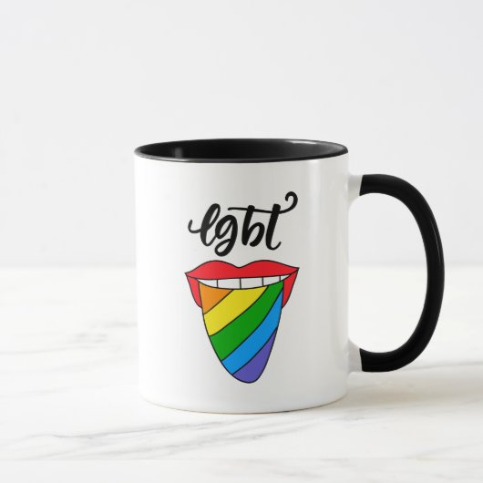 LGBTレインボー·タング マグカップ (右)