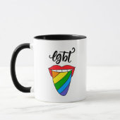 LGBTレインボー·タング マグカップ (左)