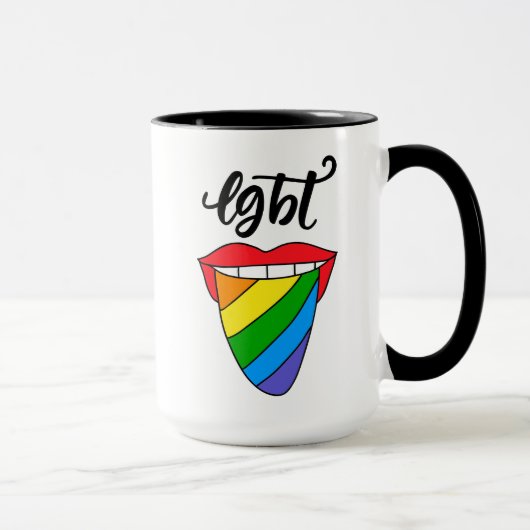 LGBTレインボー·タング マグカップ (右)