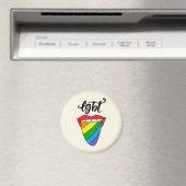 LGBTレインボー·タング マグネット (インサイチュ (食洗機))