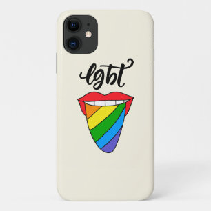 LGBTレインボー·タング iPhone 11 ケース
