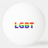 LGBTレインボー 卓球ボール (裏面)