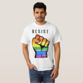 LGBTレジスタンスの拳 Tシャツ (正面フル)