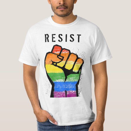 LGBTレジスタンスの拳 Tシャツ (正面)