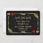 LGBTレズビアンカジノラスベガストランプのポーカー結婚ズ セーブザデート (正面)