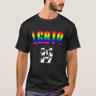 LGBTレズビアンゲイバイセクシュアルトランスジェンダープライド同性愛者 Tシャツ