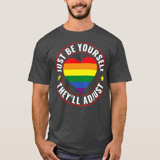 LGBTレズビアンゲイプライドBe YoursLGBTQを調整 Tシャツ