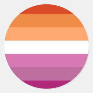 LGBTレズビアンプライドサンセット ラウンドシール