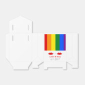 LGBTレズビアンリップレインボー結婚ズ フェイバーボックス (折り畳みなし)