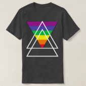 LGBT三角形 Tシャツ (デザイン正面)