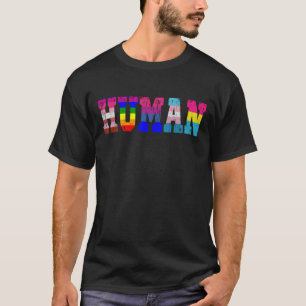 LGBT人物旗LGBTプライド月LGBTQ虹 Tシャツ