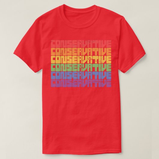 LGBT保守派ゲイ共和党ヴィンテージ Tシャツ (デザイン正面)