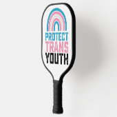 LGBT保護プライドトランスジェンダー青少年 ピックルボールラケット (左)