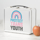 LGBT保護プライドトランスジェンダー青少年 メタルランチボックス (インサイチュ)
