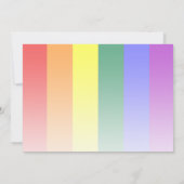 LGBT写真モダン日付を保存結婚する セーブザデート (裏面)