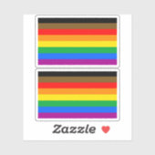 LGBT包括的プライド(有色人種のプライド) シール (シート)