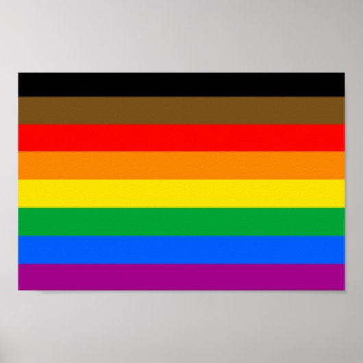 LGBT包括的プライド (有色人種のプライド) ポスター (正面)