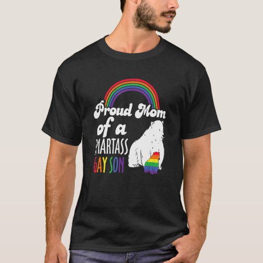 LGBT同性愛者プライドソーシャル・ムーブメントゲイソンレインボーB Tシャツ (正面)