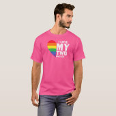 LGBT同性愛者プライド社会運動ラブマイツアンクル Tシャツ (正面フル)
