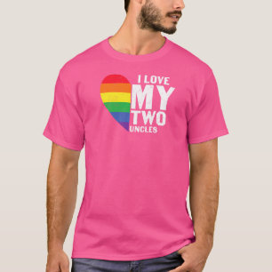 LGBT同性愛者プライド社会運動ラブマイツアンクル Tシャツ