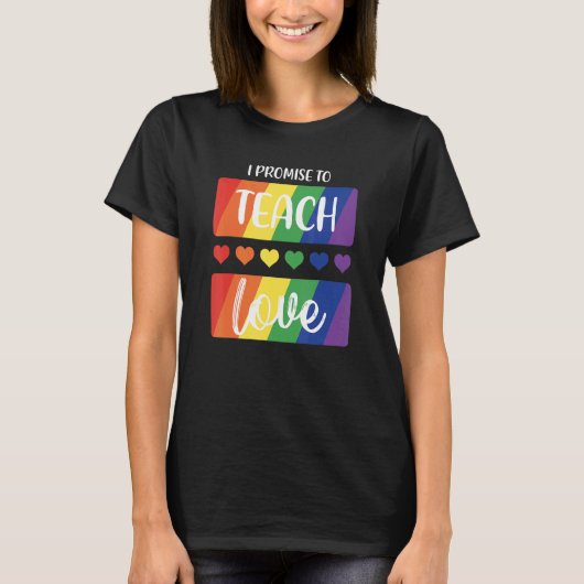 Lgbt同性愛者プライド社会運動与え愛女M Tシャツ (正面)