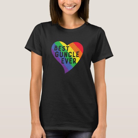LGBT同性愛者プライド社会運動最高のグンクルエバー Tシャツ (正面)