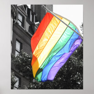 LGBT国旗の写真 ポスター