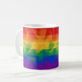 LGBT国旗の色 コーヒーマグカップ (正面左)