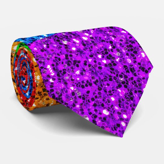 LGBT国旗の輝鮮やかき ネクタイ (ロール)