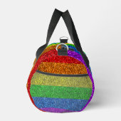 LGBT国旗の鮮やか虹のグリッター ダッフルバッグ (右)
