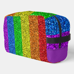 LGBT国旗の鮮やか虹のグリッター ドップキット