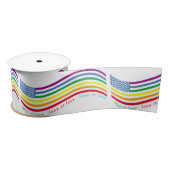LGBT国旗 サテンリボン (リール)